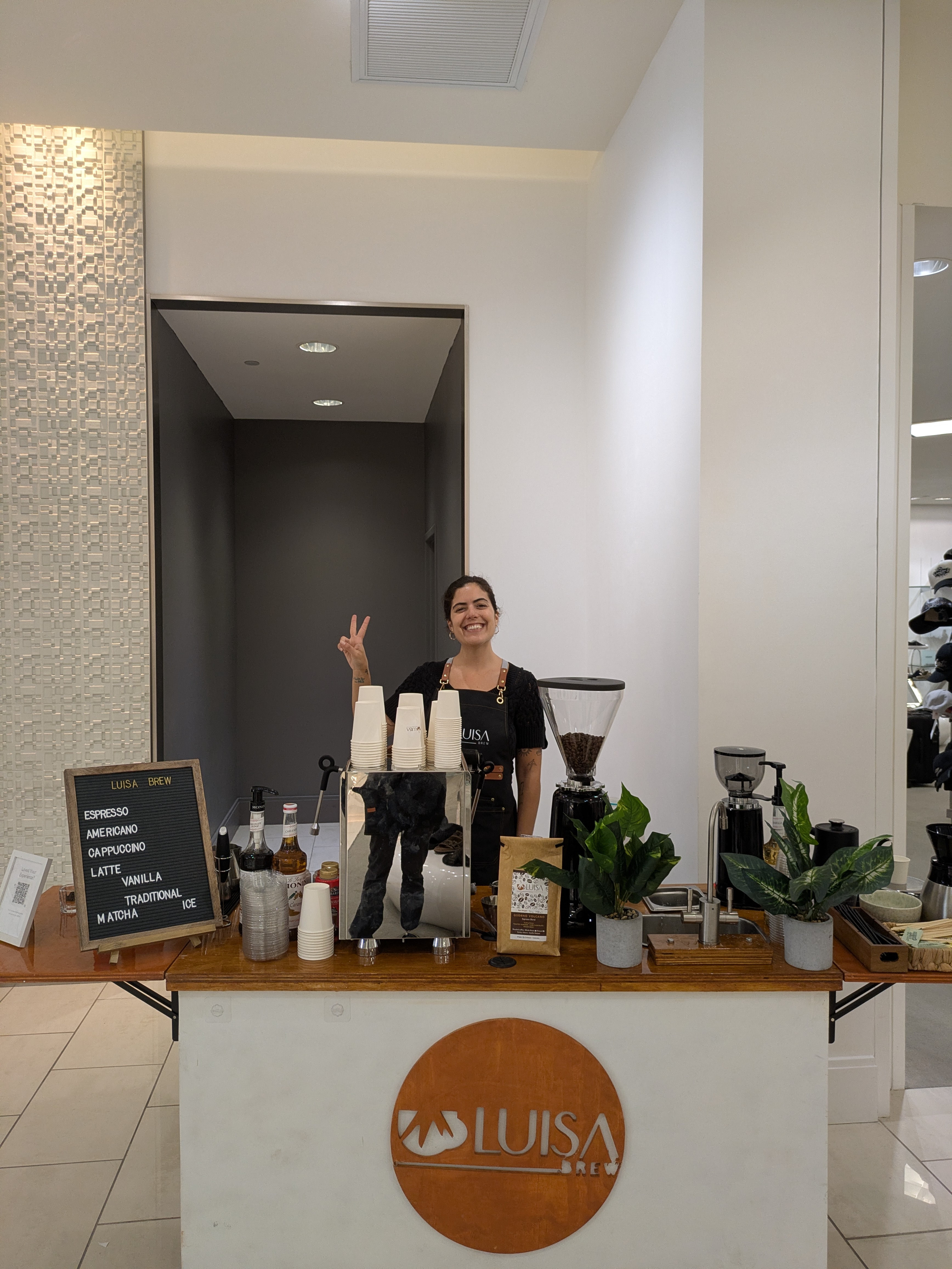 Mobile coffee catering Miami-Dade County at a high-end corporate event